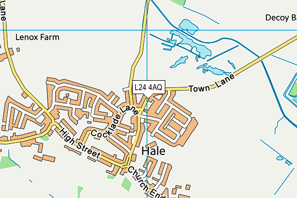 L24 4AQ map - OS VectorMap District (Ordnance Survey)