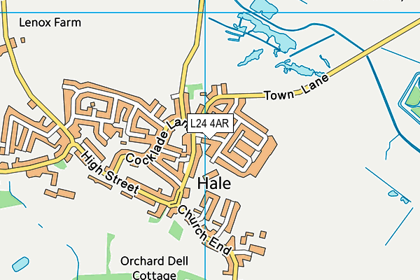 L24 4AR map - OS VectorMap District (Ordnance Survey)