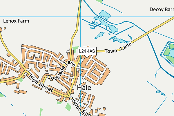 L24 4AS map - OS VectorMap District (Ordnance Survey)
