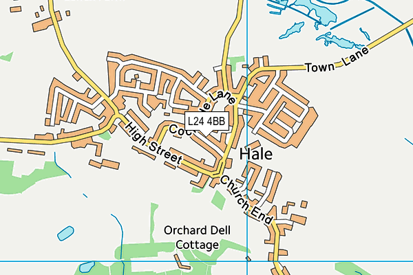 L24 4BB map - OS VectorMap District (Ordnance Survey)