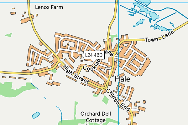 L24 4BD map - OS VectorMap District (Ordnance Survey)