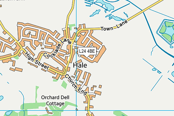 L24 4BE map - OS VectorMap District (Ordnance Survey)