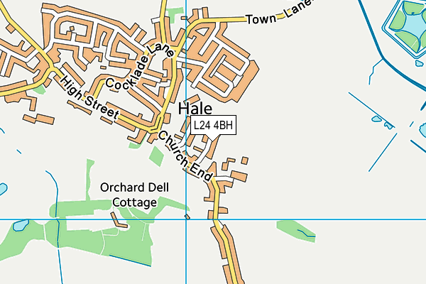 L24 4BH map - OS VectorMap District (Ordnance Survey)