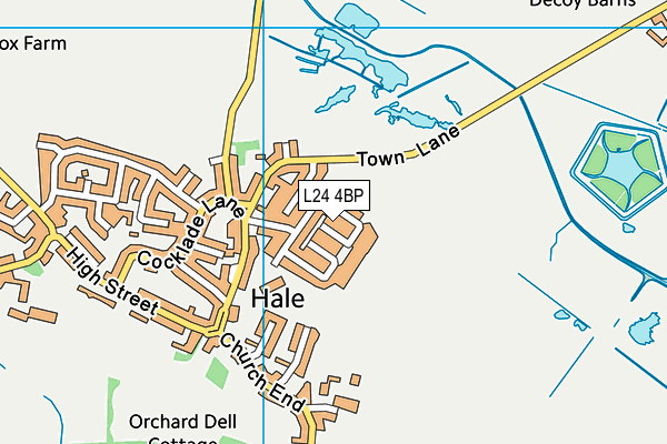 L24 4BP map - OS VectorMap District (Ordnance Survey)