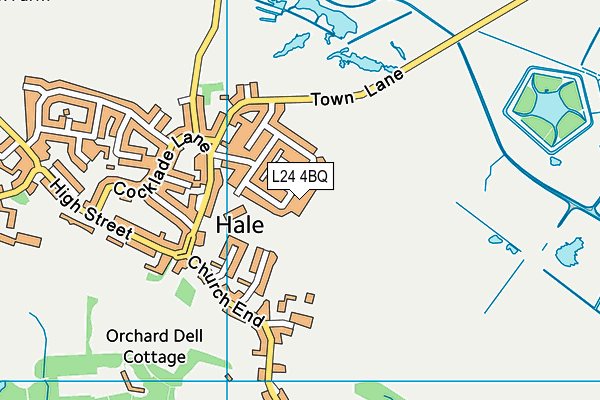 L24 4BQ map - OS VectorMap District (Ordnance Survey)