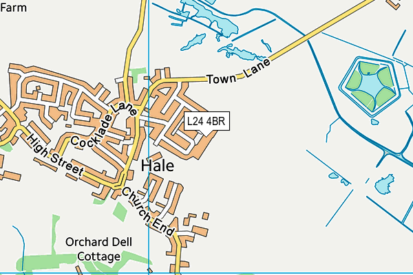 L24 4BR map - OS VectorMap District (Ordnance Survey)