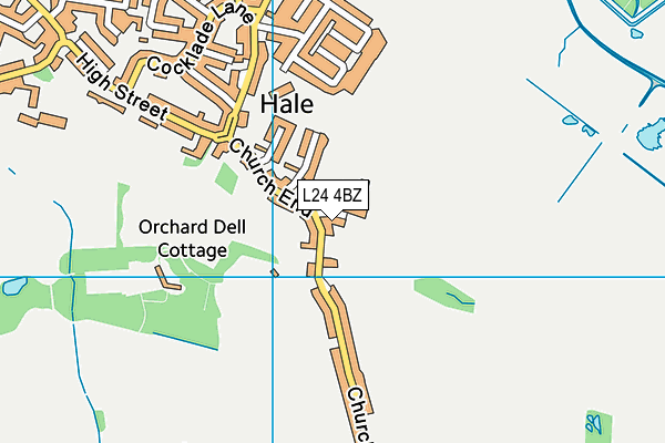 L24 4BZ map - OS VectorMap District (Ordnance Survey)