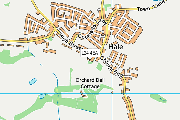 L24 4EA map - OS VectorMap District (Ordnance Survey)