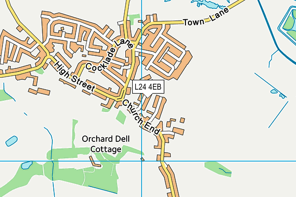 L24 4EB map - OS VectorMap District (Ordnance Survey)