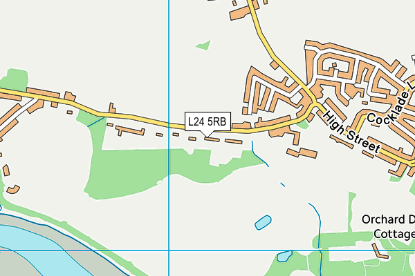 L24 5RB map - OS VectorMap District (Ordnance Survey)