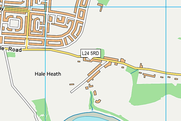 L24 5RD map - OS VectorMap District (Ordnance Survey)