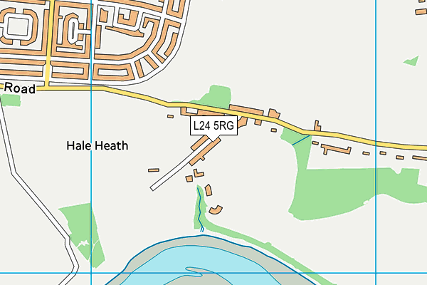 L24 5RG map - OS VectorMap District (Ordnance Survey)