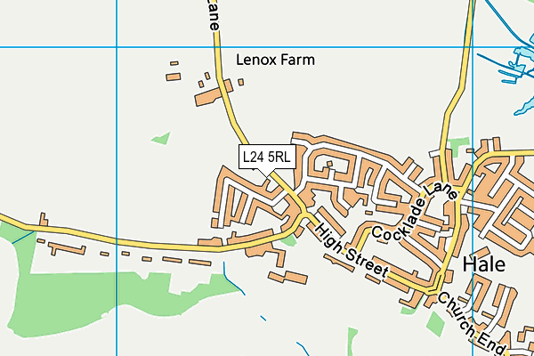 L24 5RL map - OS VectorMap District (Ordnance Survey)