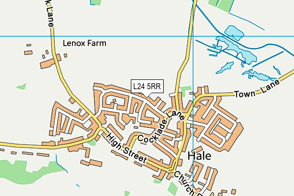 L24 5RR map - OS VectorMap District (Ordnance Survey)