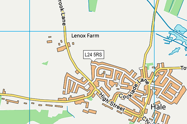 L24 5RS map - OS VectorMap District (Ordnance Survey)