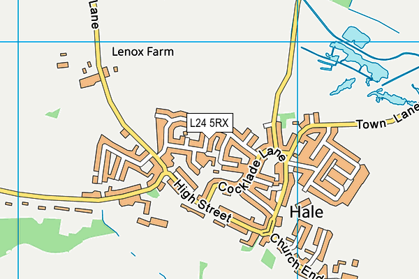 L24 5RX map - OS VectorMap District (Ordnance Survey)