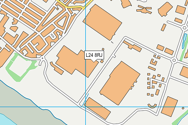 L24 8RJ map - OS VectorMap District (Ordnance Survey)