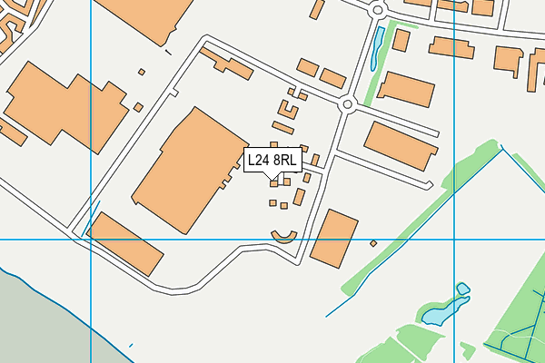 L24 8RL map - OS VectorMap District (Ordnance Survey)