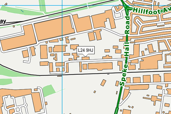L24 9HJ map - OS VectorMap District (Ordnance Survey)