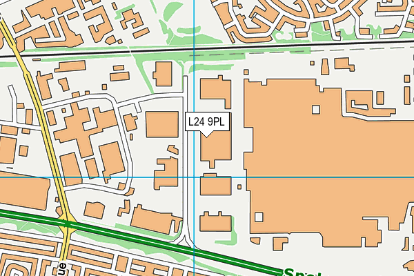 L24 9PL map - OS VectorMap District (Ordnance Survey)