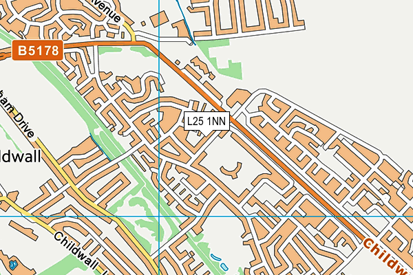 L25 1NN map - OS VectorMap District (Ordnance Survey)