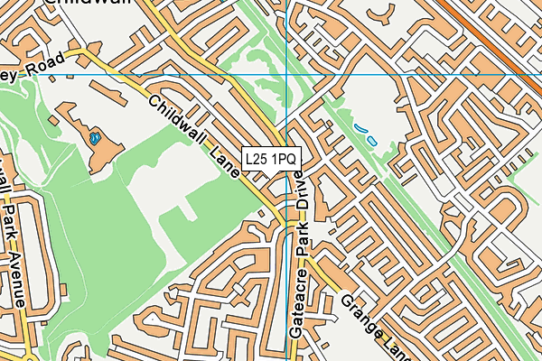 L25 1PQ map - OS VectorMap District (Ordnance Survey)