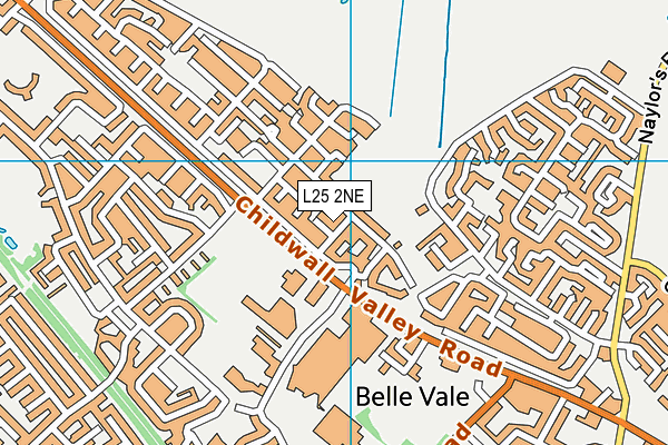 L25 2NE map - OS VectorMap District (Ordnance Survey)
