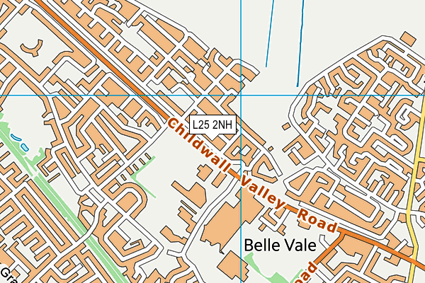 L25 2NH map - OS VectorMap District (Ordnance Survey)