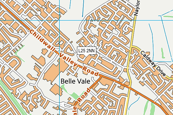 L25 2NN map - OS VectorMap District (Ordnance Survey)