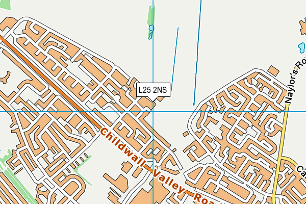 L25 2NS map - OS VectorMap District (Ordnance Survey)