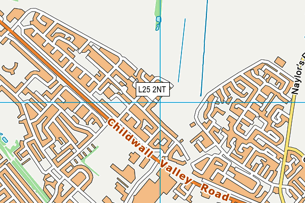 L25 2NT map - OS VectorMap District (Ordnance Survey)