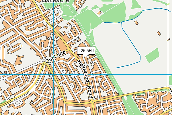 L25 5HJ map - OS VectorMap District (Ordnance Survey)