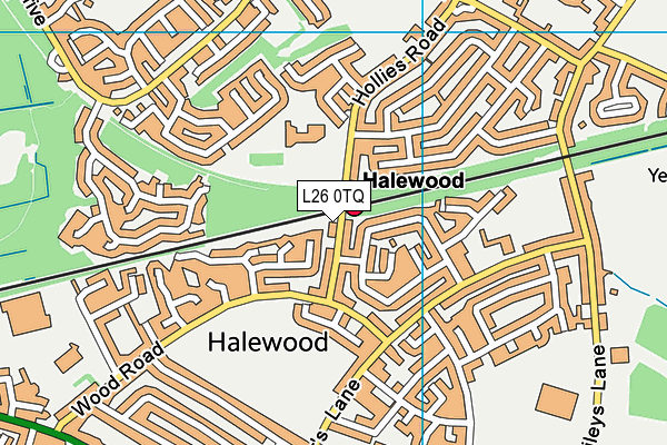 L26 0TQ map - OS VectorMap District (Ordnance Survey)