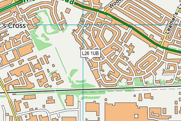 L26 1UB map - OS VectorMap District (Ordnance Survey)