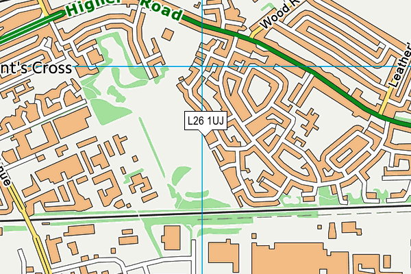 L26 1UJ map - OS VectorMap District (Ordnance Survey)