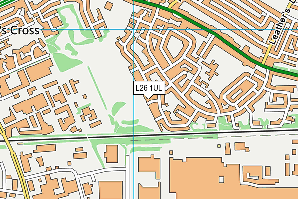 L26 1UL map - OS VectorMap District (Ordnance Survey)