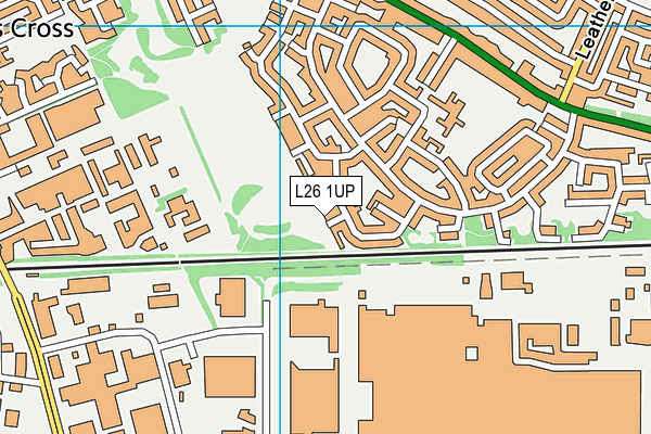 L26 1UP map - OS VectorMap District (Ordnance Survey)