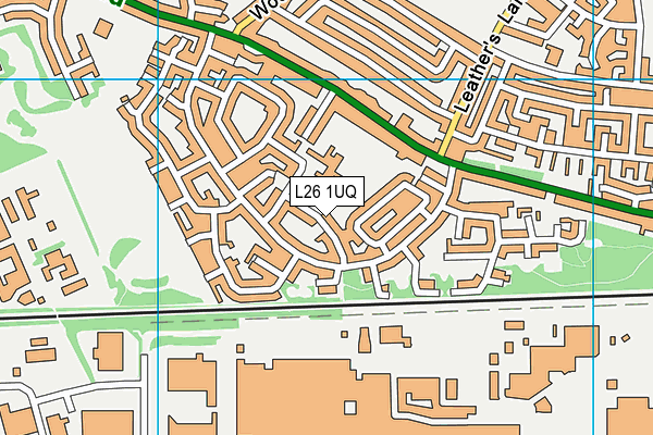 L26 1UQ map - OS VectorMap District (Ordnance Survey)