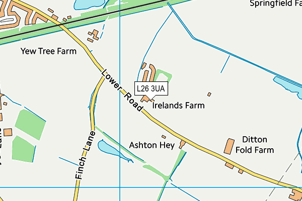 L26 3UA map - OS VectorMap District (Ordnance Survey)