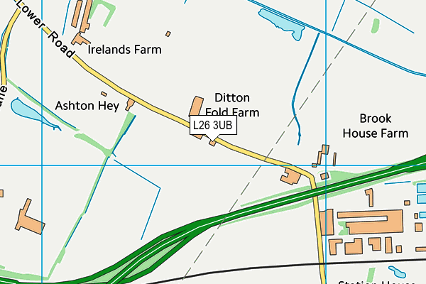 L26 3UB map - OS VectorMap District (Ordnance Survey)