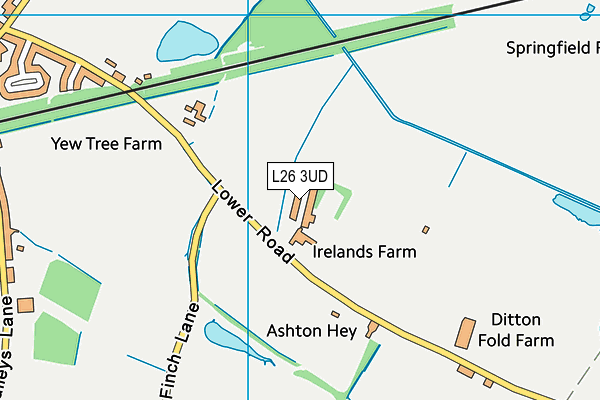 L26 3UD map - OS VectorMap District (Ordnance Survey)