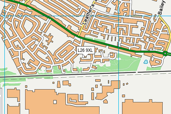 L26 9XL map - OS VectorMap District (Ordnance Survey)