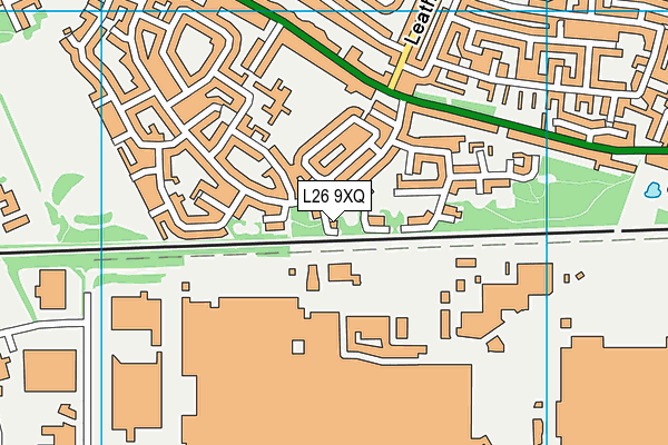 L26 9XQ map - OS VectorMap District (Ordnance Survey)