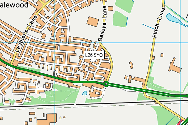 L26 9YQ map - OS VectorMap District (Ordnance Survey)