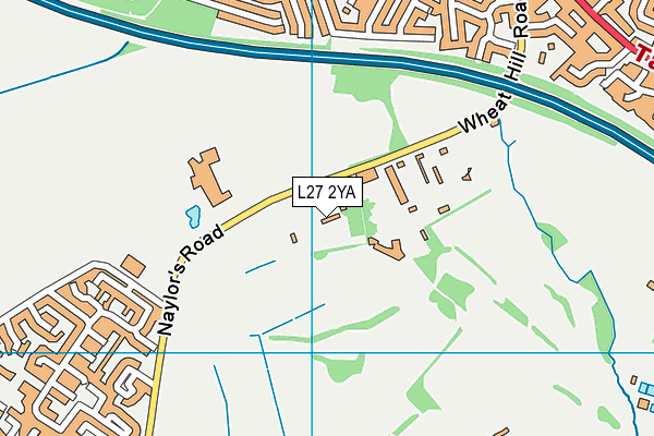 L27 2YA map - OS VectorMap District (Ordnance Survey)