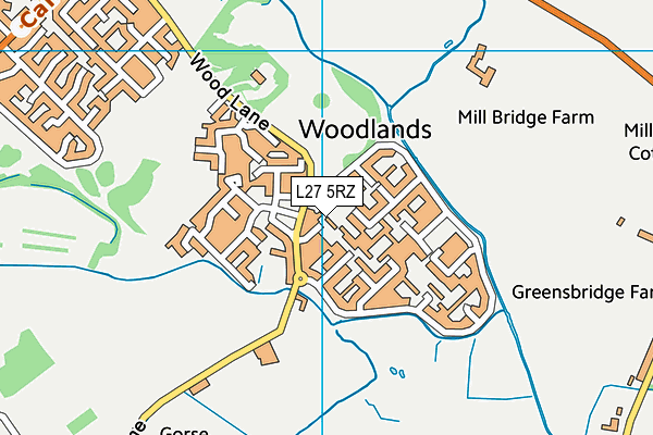 L27 5RZ map - OS VectorMap District (Ordnance Survey)