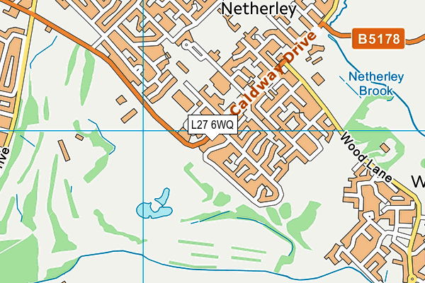 L27 6WQ map - OS VectorMap District (Ordnance Survey)