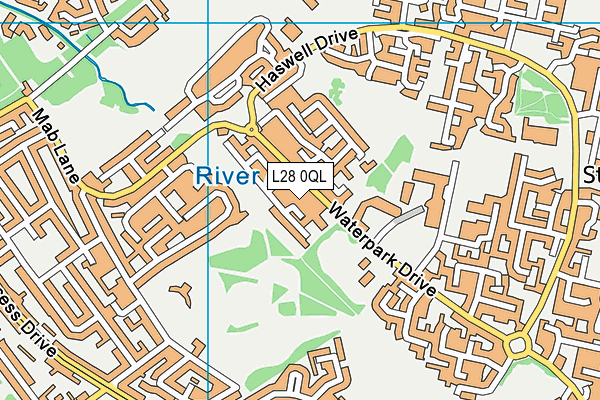 L28 0QL map - OS VectorMap District (Ordnance Survey)