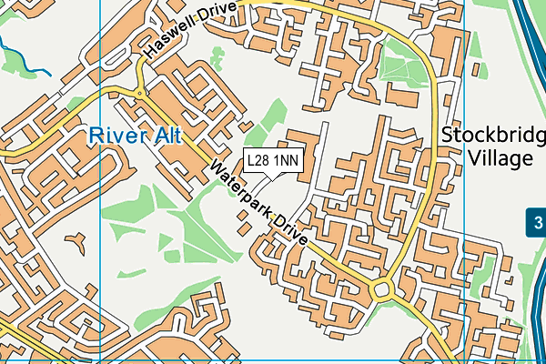 L28 1NN map - OS VectorMap District (Ordnance Survey)