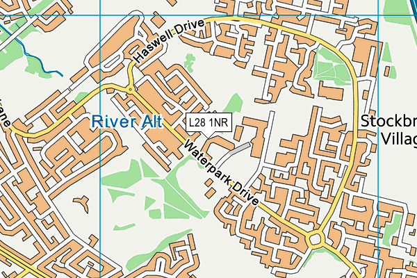 L28 1NR map - OS VectorMap District (Ordnance Survey)